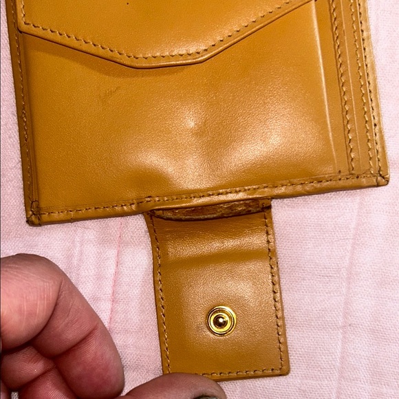 Vintage Celine Coated Canvas Monogram w Leather Accented Wallet - Picture 12 of 16